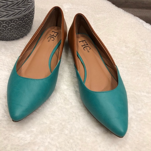 FFC NY Brooke two tone flats- size 8 - Picture 4 of 8